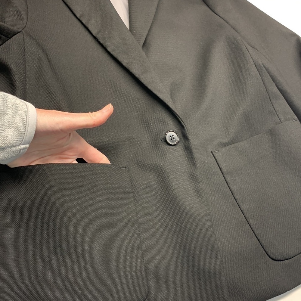 Gap Classic Blazer Lightweight Jacket Black Size 6 - Picture 5 of 13